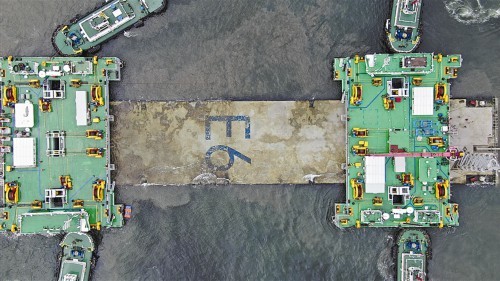 大連灣海底隧道突破千米大關(guān)